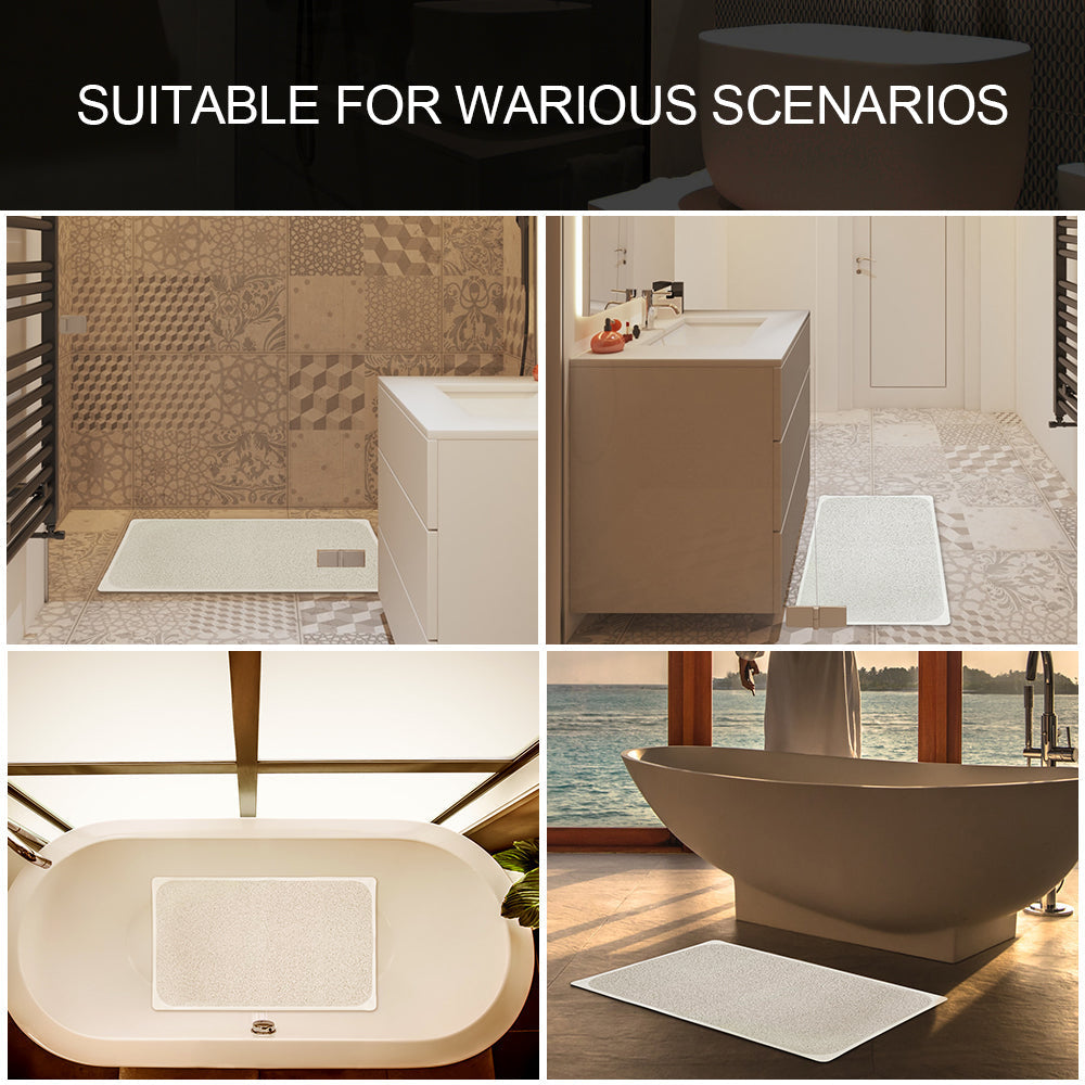 Non Slip Loofah Shower Bathtub Mat Bathroom Safe Mat Extra Large 75 x 44 CM V915-HB0001