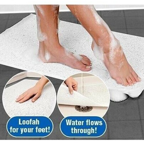 Non Slip Loofah Shower Bathtub Mat Bathroom Safe Mat Extra Large 75 x 44 CM V915-HB0001