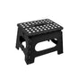 Stool Portable Plastic Foldable Chair Outdoor Bathroom Kitchen Adult Kids Black V915-HH0026-BK