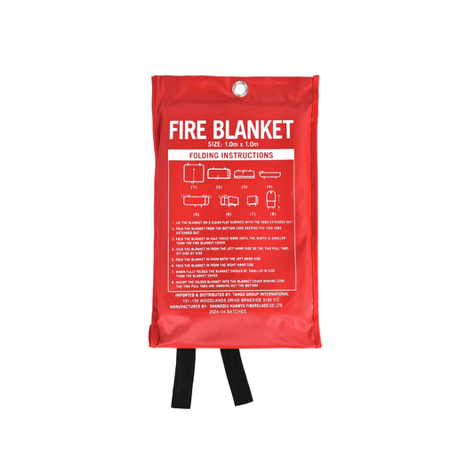 Fibreglass Fire Extinguishing Blanket for Home Car Boat Caravan Safety 1m x 1m V915-HH0034