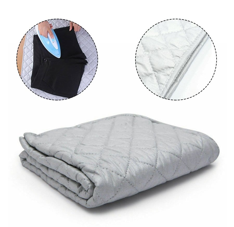 Iron Anywhere Portable & Foldable Ironing Mat with Heat Protecting Pressing Pad V915-HO0010