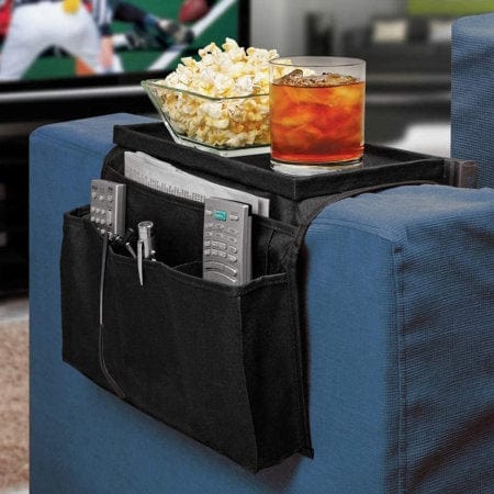 Sofa Armrest Fabric Organiser Side Pouch Storage Bag Damp Proof Double Sided V915-HO0016
