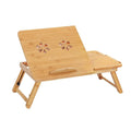 Foldable and Adjustable Bamboo Laptop Table, Bed Tray V915-HO0099