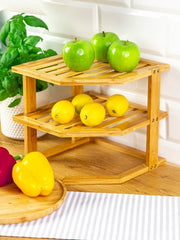 3 Tiers Bamboo Kitchen Rack Storage V915-HO0201