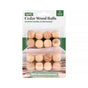 Living Today 16pc Cedar Wood Balls V915-HO0251