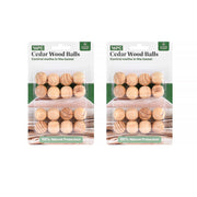 32 Pcs Living Today Cedar Wood Balls - Scented Moth-Repellent Balls V915-HO0251X2