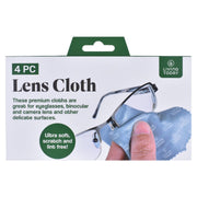 LIVING TODAY 4pc Lens Polishing Cloth V915-HO0283