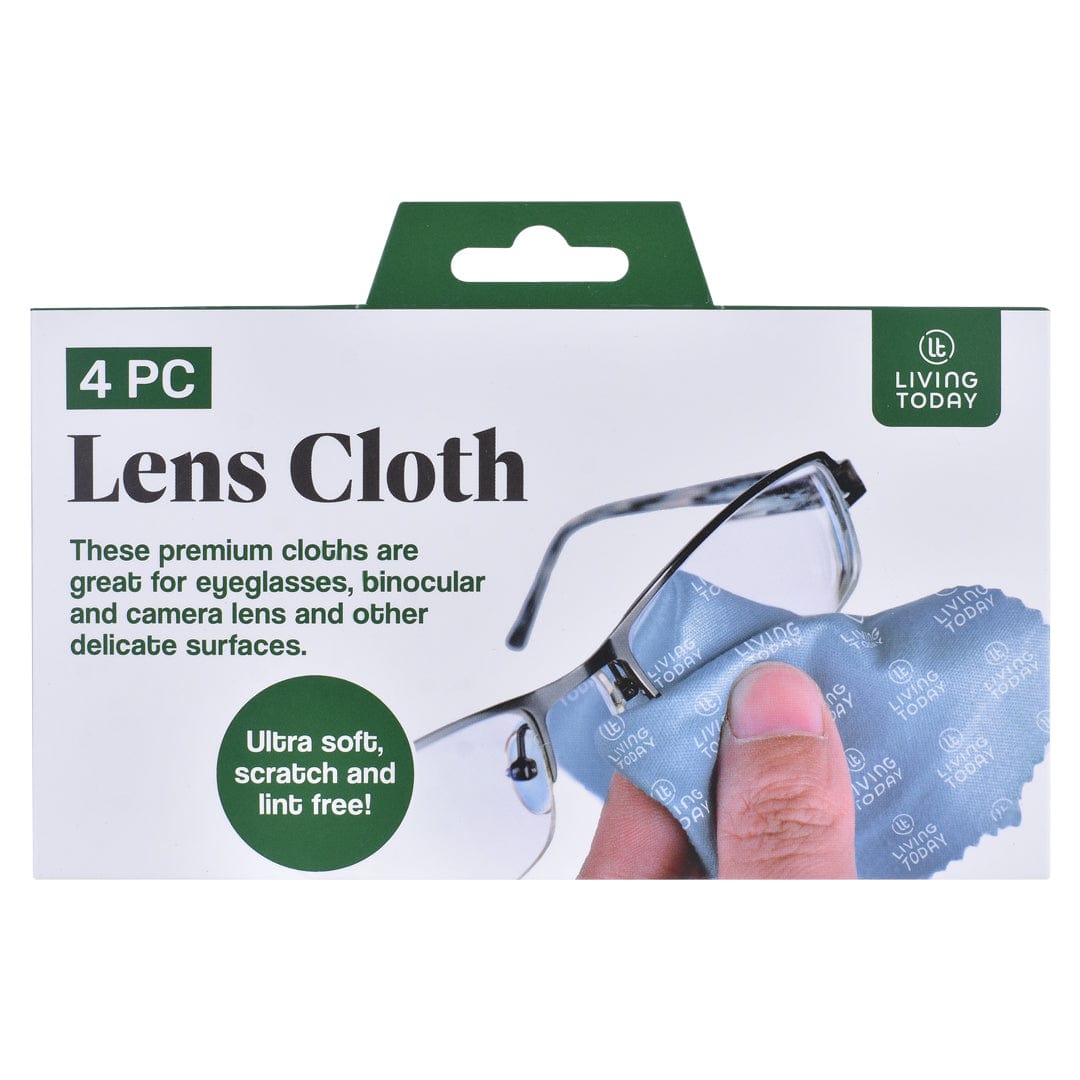 LIVING TODAY 4pc Lens Polishing Cloth V915-HO0283