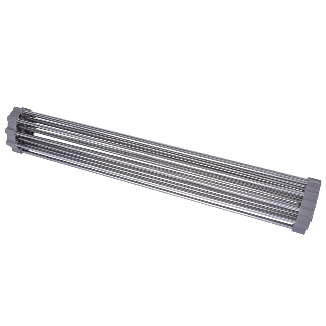 Silver Over Sink Draining Rack with Anti-Slip Grips V915-HO0302