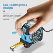 40m Laser Measure, Cross-line Laser Level, 5m Tape Measure Blue V915-HO0304-BL