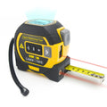60m Laser Measure, Cross-line Laser Level, 5m Tape Measure Yellow V915-HO0305-YE