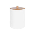 Bamboo Lid Cotton Swab Canister V915-HO0308