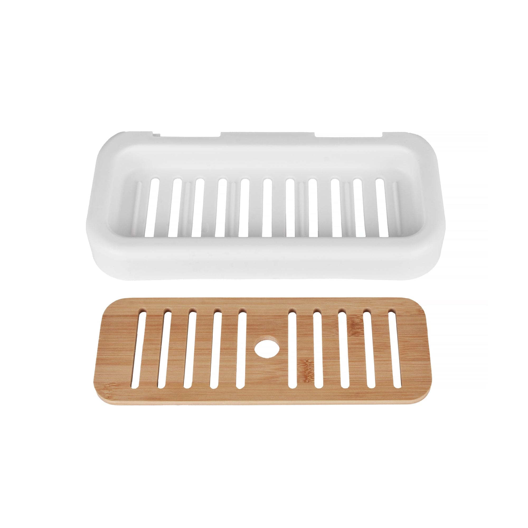 Bamboo Rack Shower Wall Caddy V915-HO0315