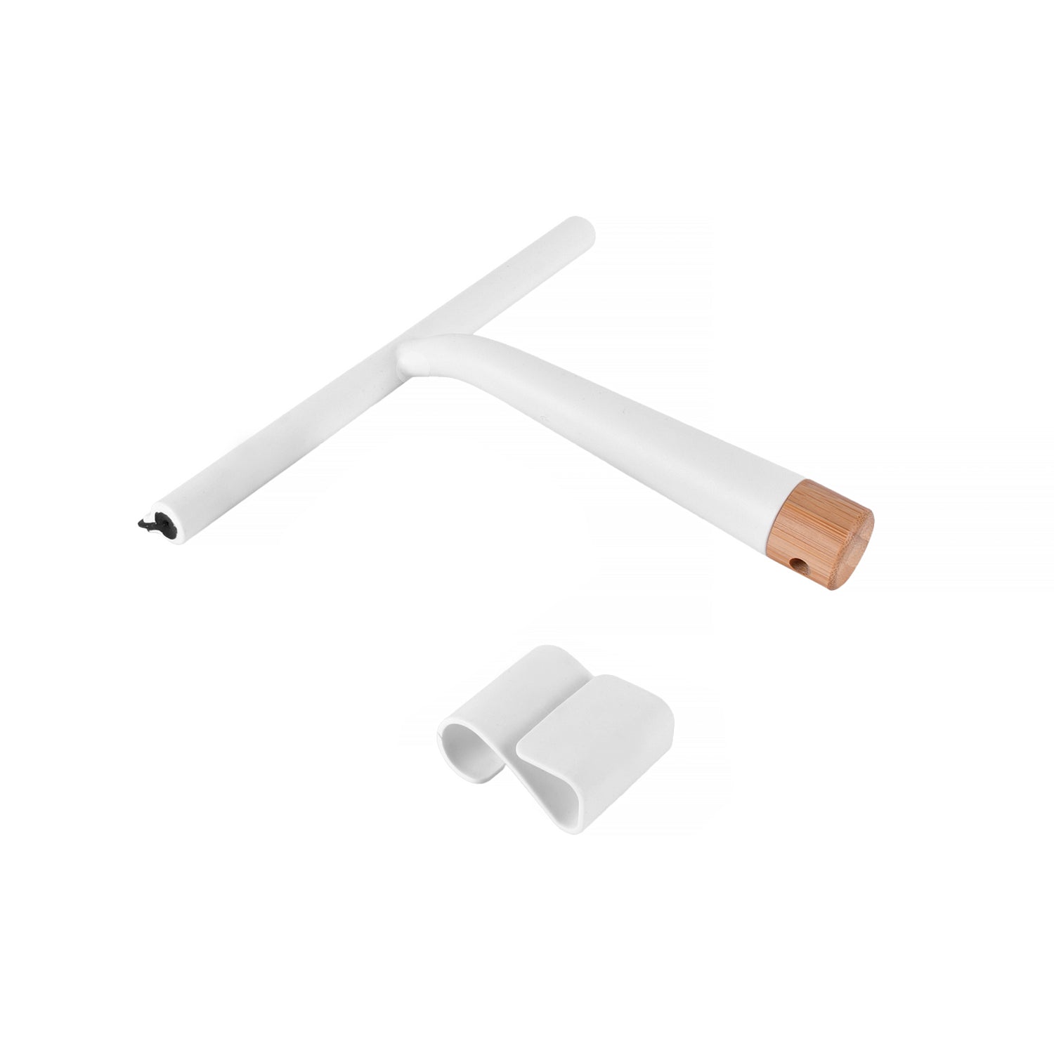 Bamboo Base Shower Squeegee with Holder V915-HO0316