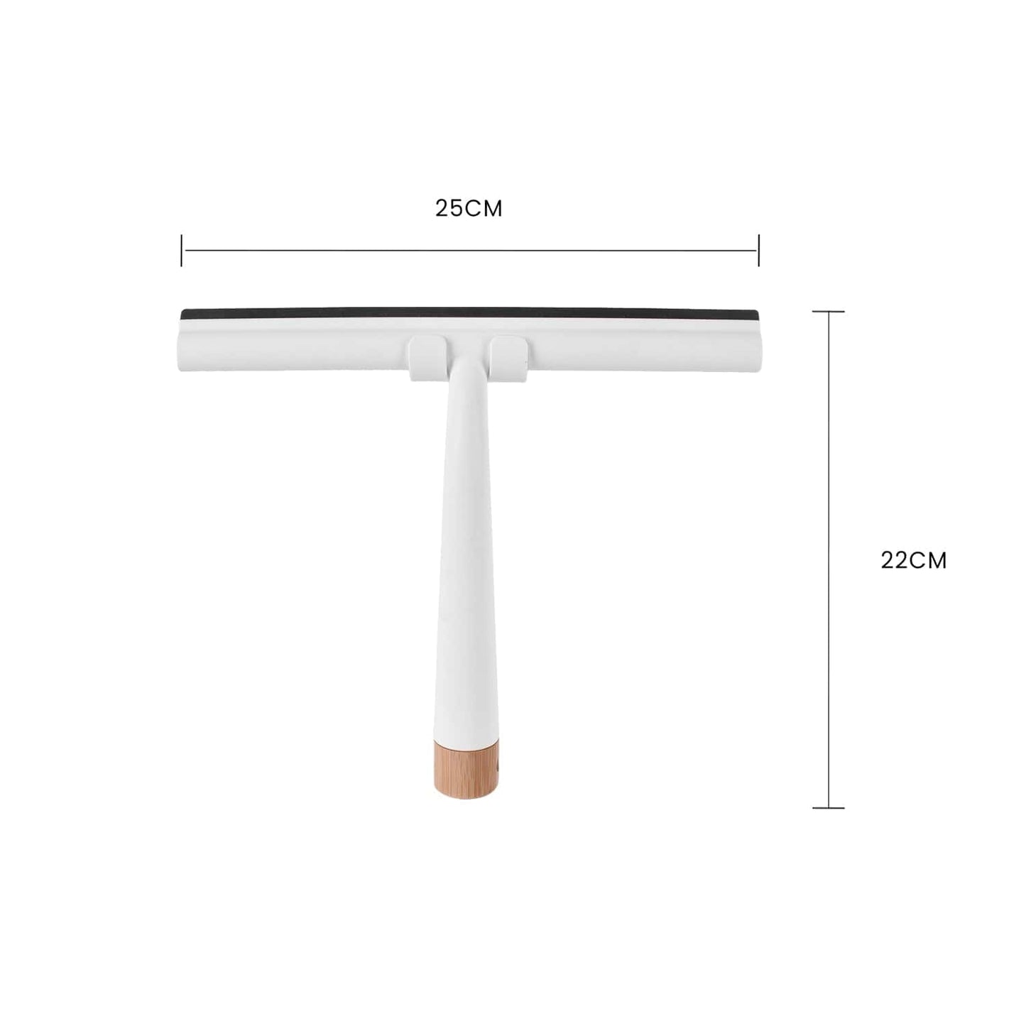 Bamboo Base Shower Squeegee with Holder V915-HO0316