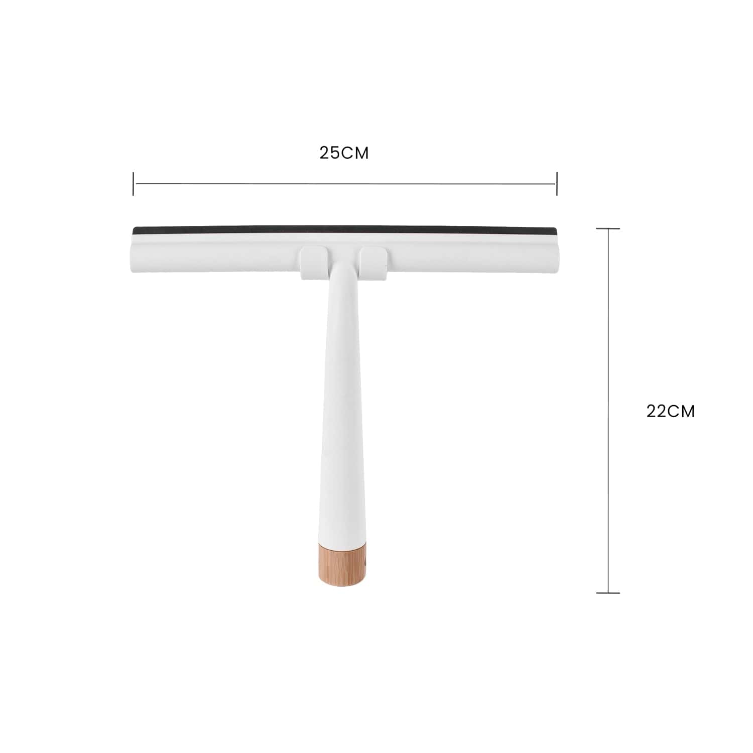 Bamboo Base Shower Squeegee with Holder V915-HO0316