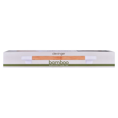 Bamboo Wall Mounted Bathroom Towel Rail V915-HO0317
