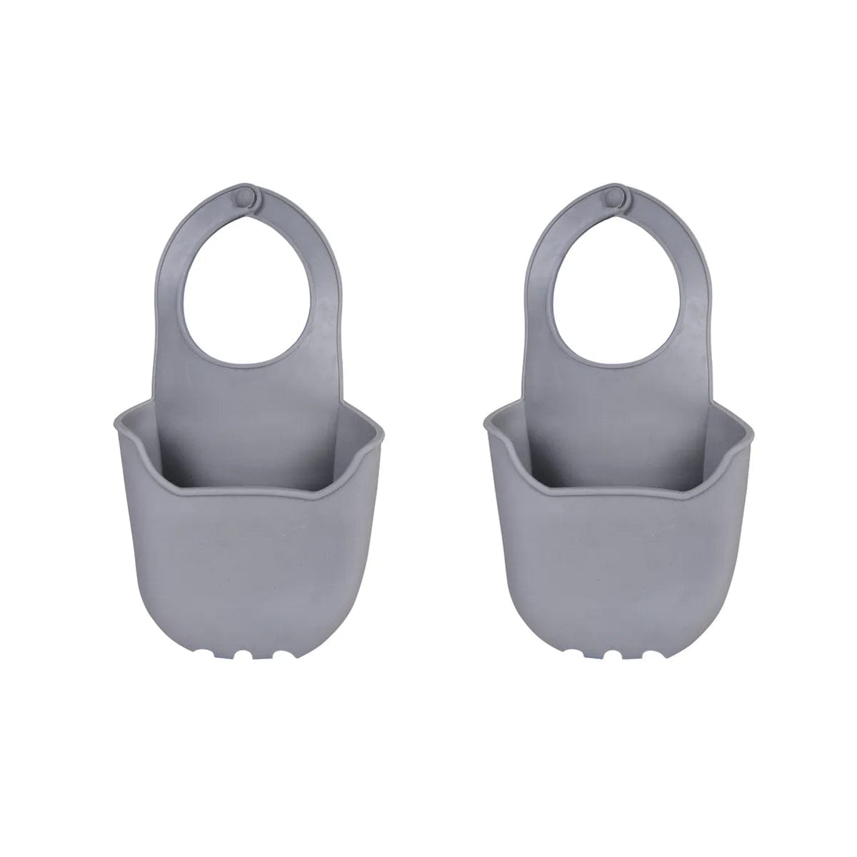 2 pcs Sink Caddy Silicone Sponge Rack - Adjustable Silicone Kitchen Sink Organizer V915-HO0331X2
