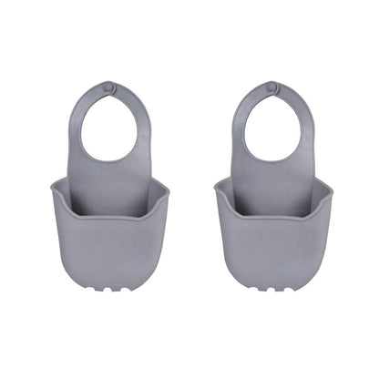 2 pcs Sink Caddy Silicone Sponge Rack - Adjustable Silicone Kitchen Sink Organizer V915-HO0331X2