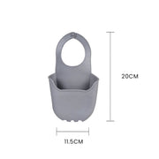 2 pcs Sink Caddy Silicone Sponge Rack - Adjustable Silicone Kitchen Sink Organizer V915-HO0331X2