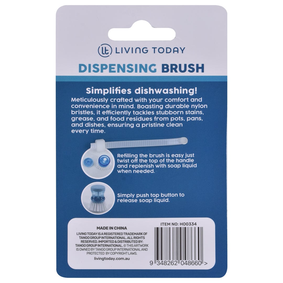 Soap Dispensing Kitchen Brush for Dish Pan Sink Cleaning V915-HO0334