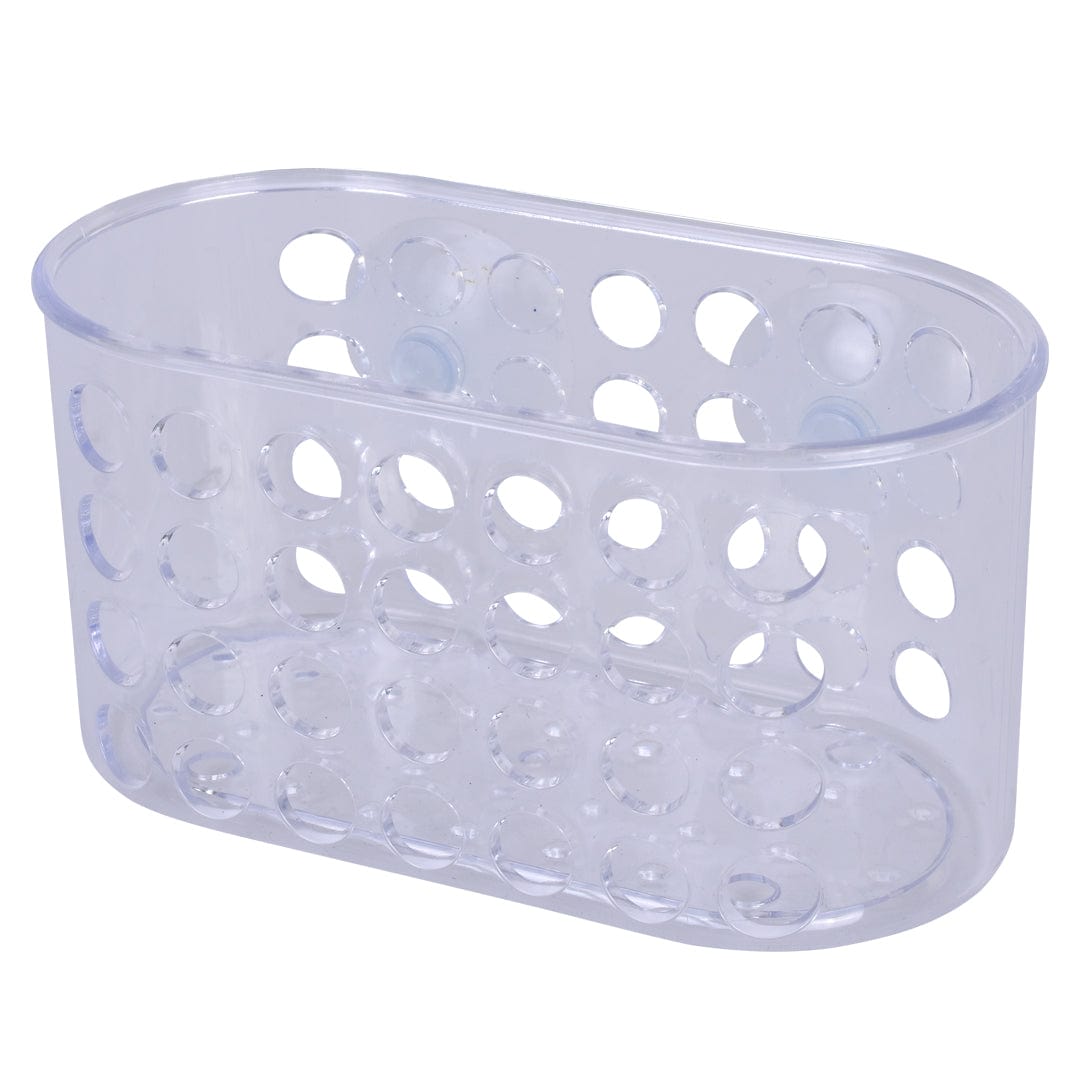 Small Shower Basket Soap Holder Kitchen Organizer with Suction Cups V915-HO0338