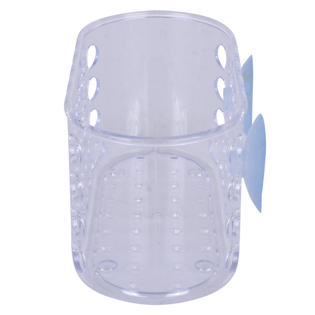 Small Shower Basket Soap Holder Kitchen Organizer with Suction Cups V915-HO0338