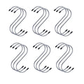 18 Pcs Multipurpose Durable Utility S Hooks for Hanging V915-HO0339X6