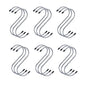 18 Pcs Multipurpose Durable Utility S Hooks for Hanging V915-HO0339X6