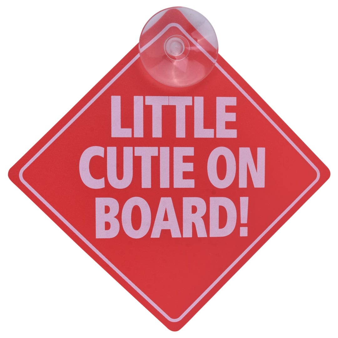2 Pcs Baby On Board Car Safety Sign 13x13cm V915-HO0346