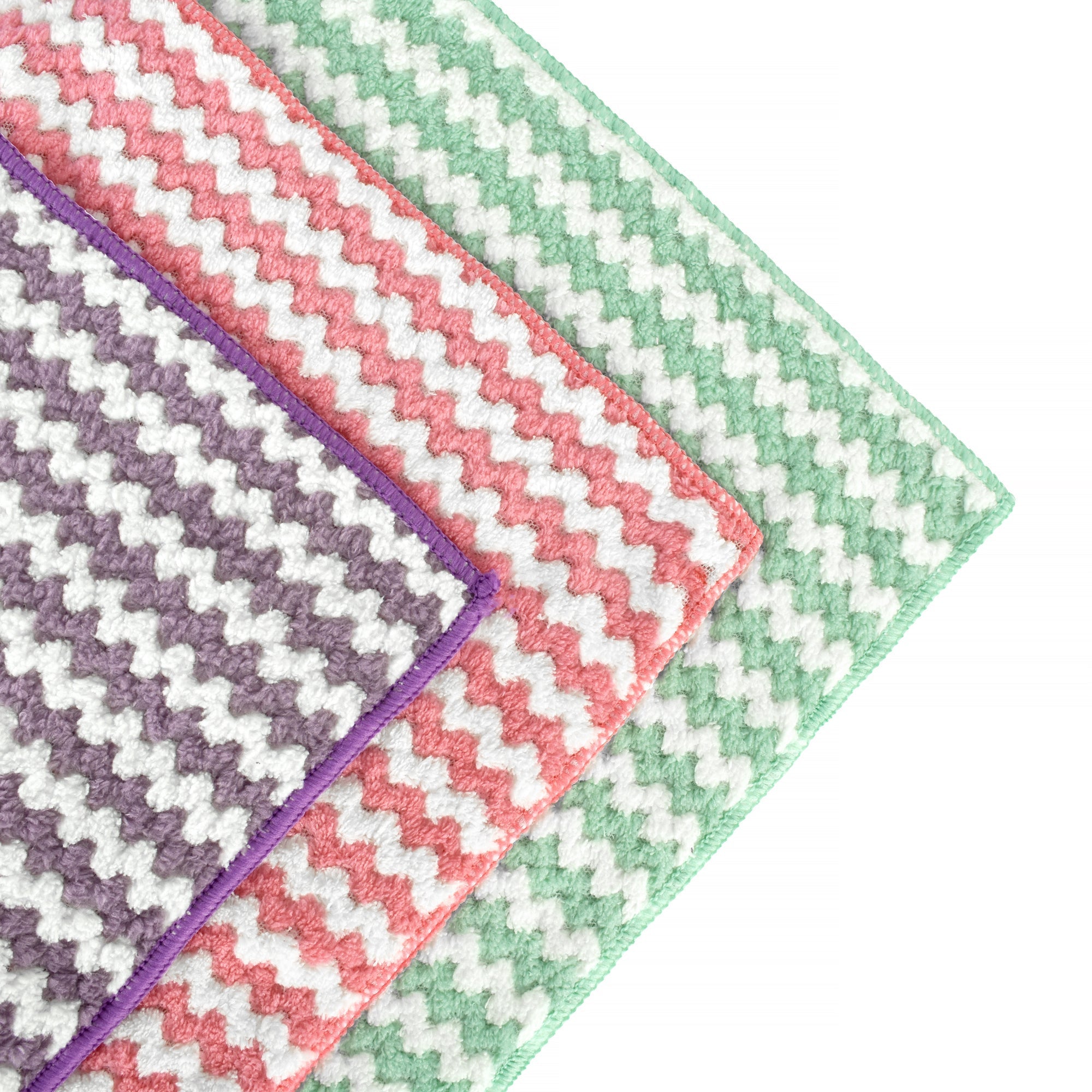10 Pcs Super Absorbent Reusable Microfibre Cleaning Cloths 30 x 30 cm V915-HO0355