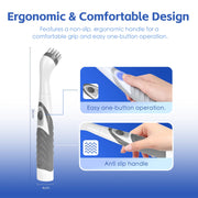 Battery Operated Scrubber Brush with 4 Interchangeable Heads V915-HO0363
