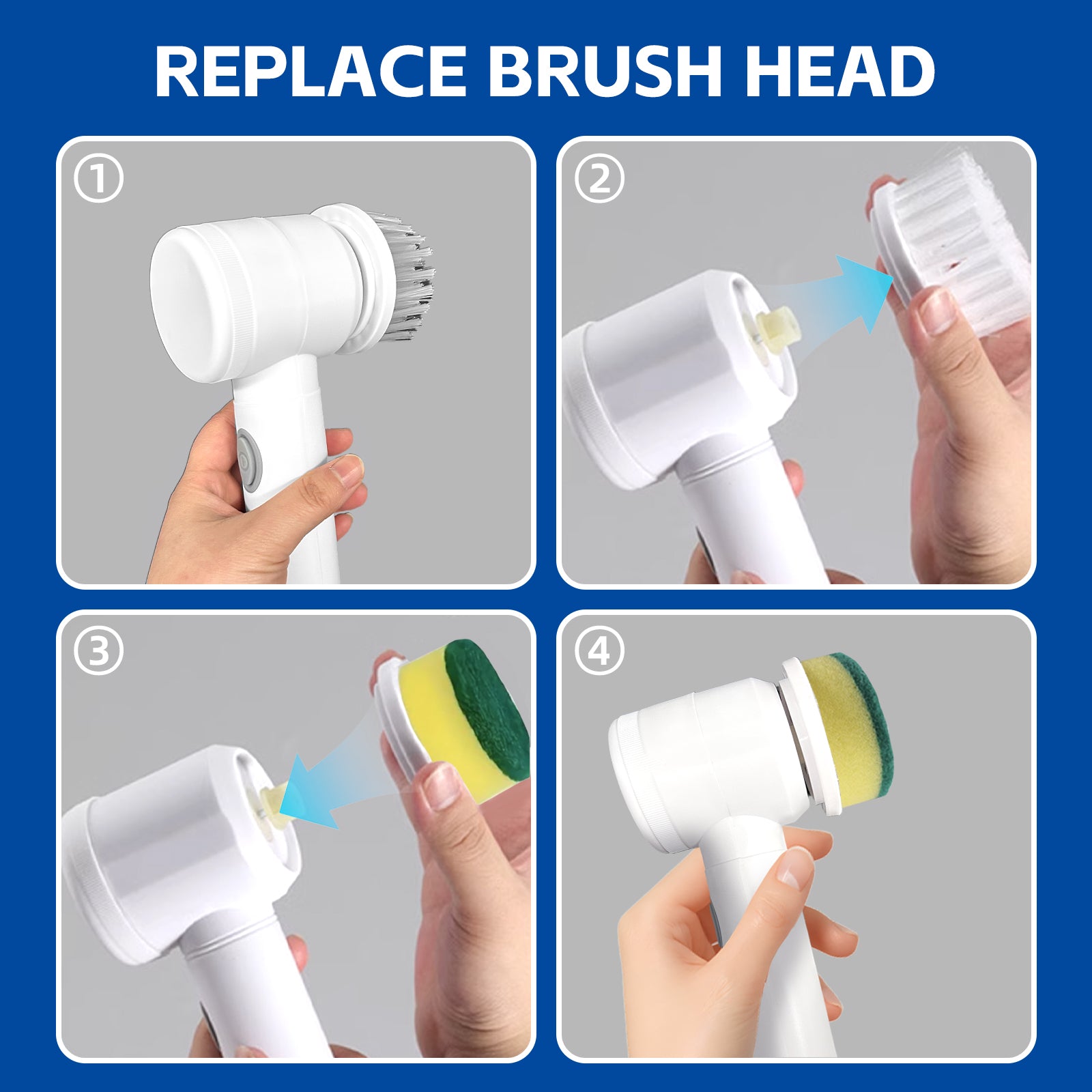 5-IN-1 ELECTRIC CLEANING BRUSH V915-HO0400