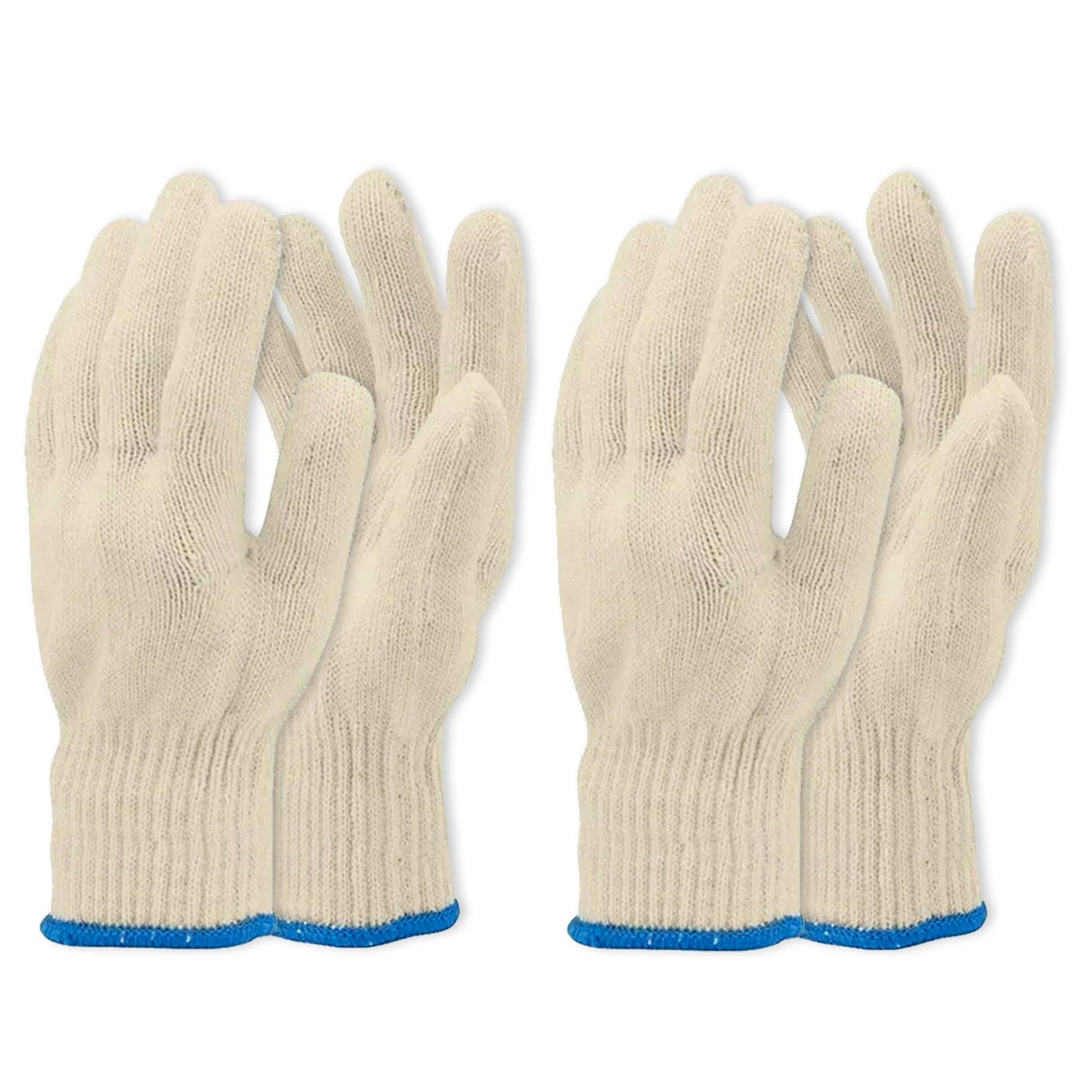 2 Pair 5 Finger Oven Mitt BBQ Grill Gloves V915-KB0057X2