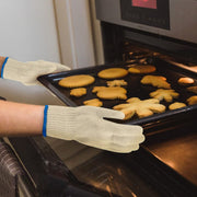 2 Pair 5 Finger Oven Mitt BBQ Grill Gloves V915-KB0057X2