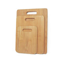 3 Pack Bamboo Cheese Cutting & Serving Chopping Board Set V915-KC0010