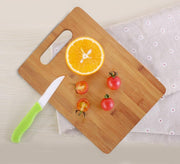 3 Pack Bamboo Cheese Cutting & Serving Chopping Board Set V915-KC0010