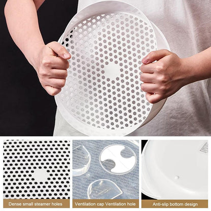 2 Tier Microwave Steamer V915-KM0010