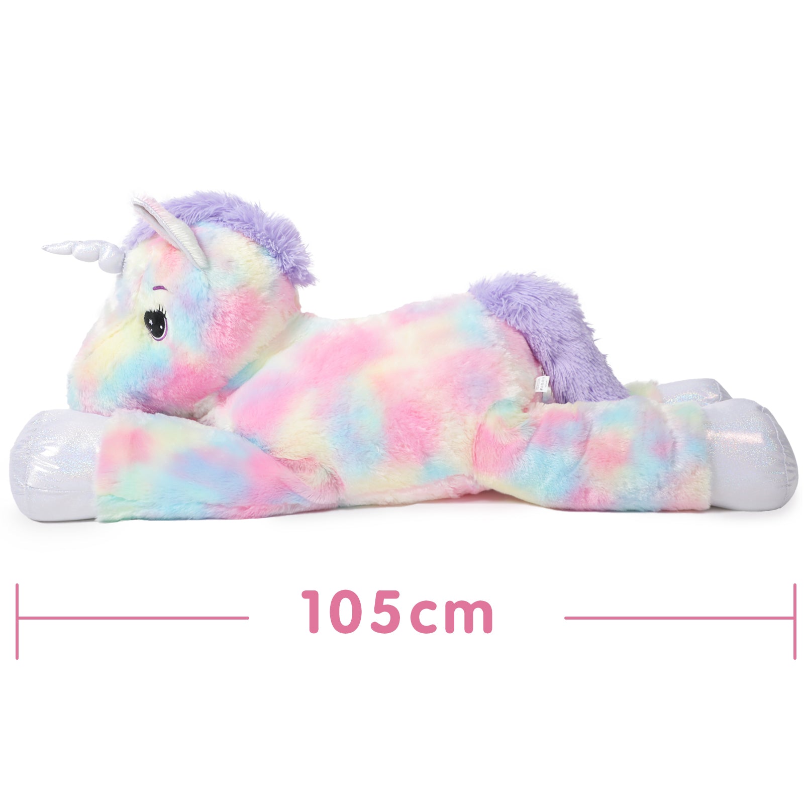 JUMBO PLUSH LYING UNICORN - 105cm V915-KT0072