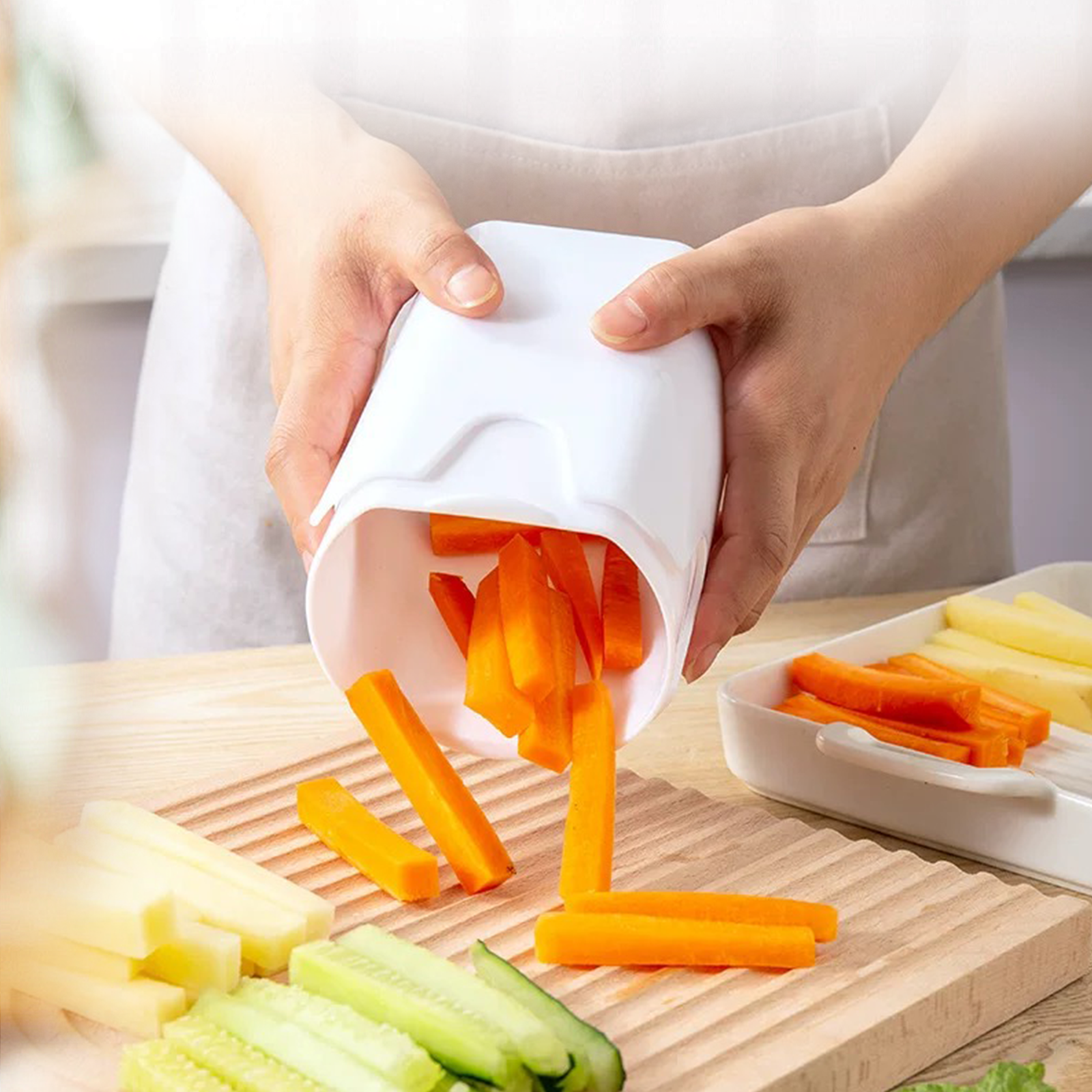 Potato Chip Slicer, Fantastic Fries, Quickly Cut Your Own Chips V915-KU0115