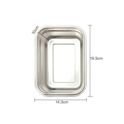 Clevinger Stainless Steel Bamboo Extra Large Lunch Box 2000ml V915-KU0173