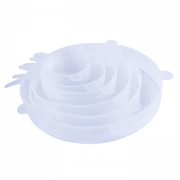 Cook Easy 6pc Silicone Lid Set 6/9/11/13.5/15.5/19cm V915-KU0176
