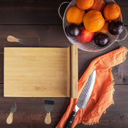 Bamboo Cheese Board and Knife Set V915-KU0196