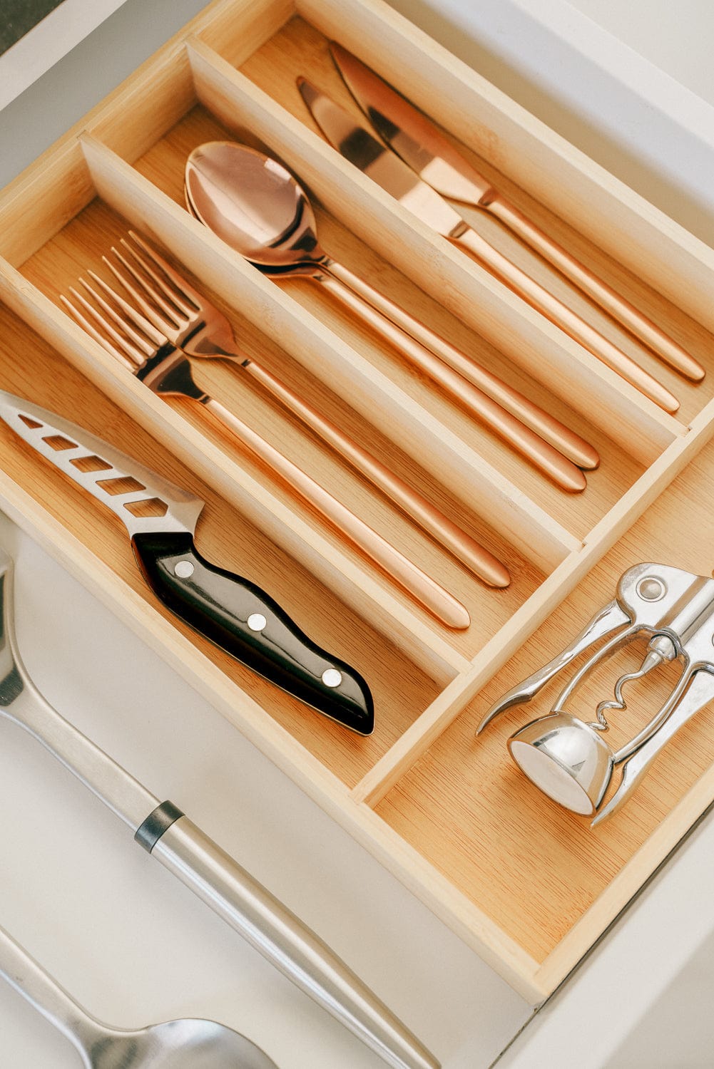 Bamboo Cutlery Tray V915-KU0198