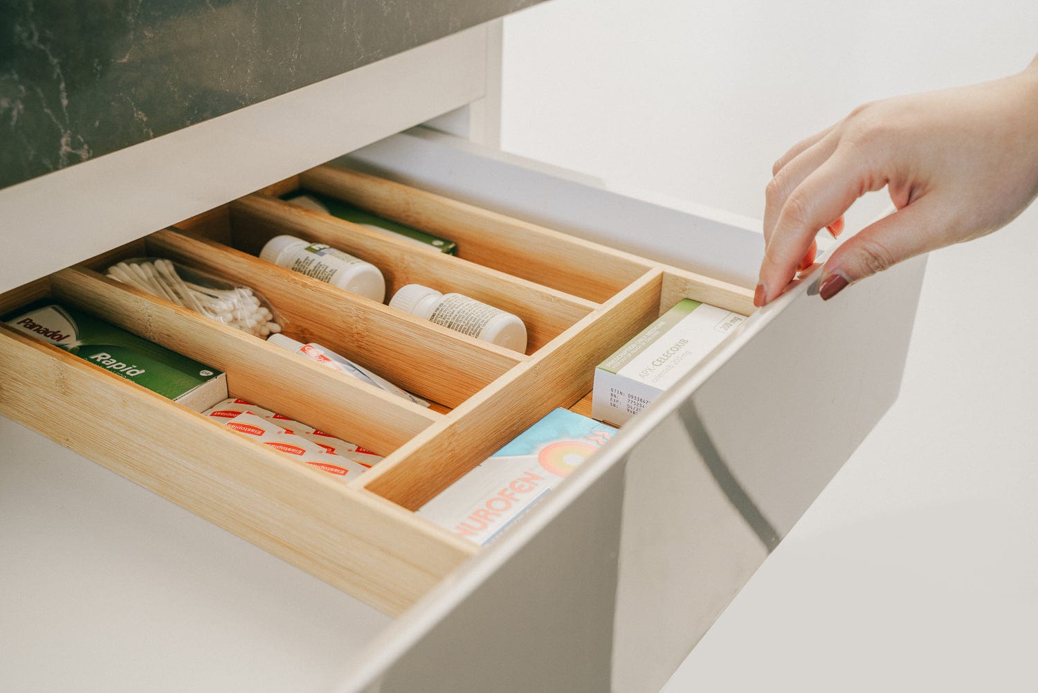 Bamboo Cutlery Tray V915-KU0198
