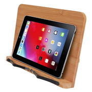 Bamboo Book Stand - Adjustable Book Stand - Book, Recipes, Tablet Portable Holder V915-KU0199