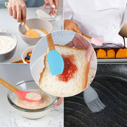 5pc Mini Silicone and Bamboo Utensils Set Nonstick Cookware V915-KU0200