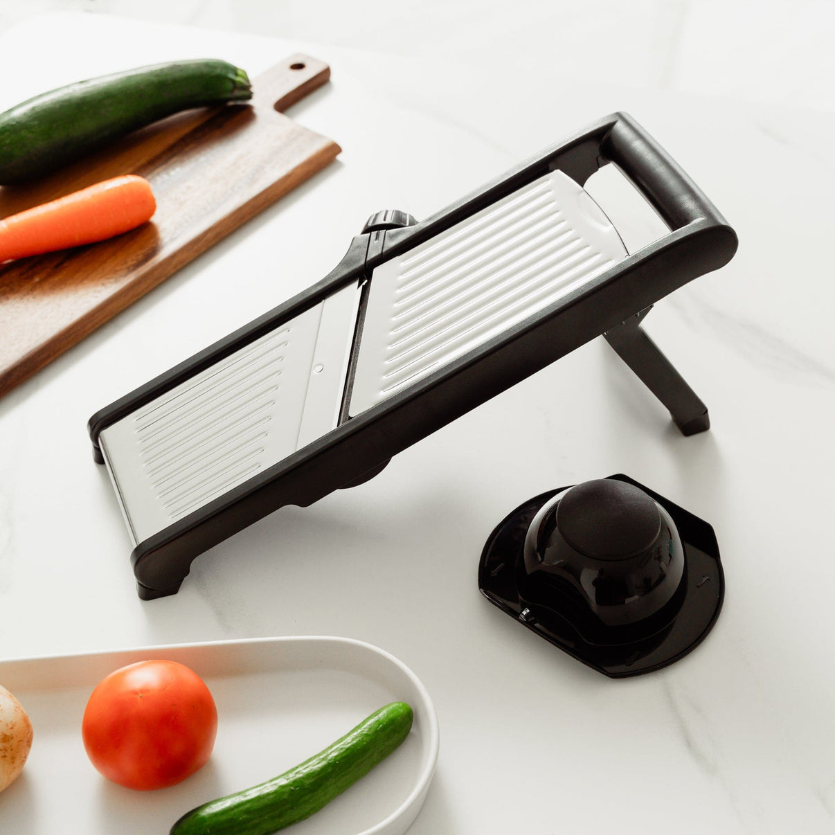 3 In 1 Mandolin Slicer Stainless Steel Blade Bowl Fit V915-KU0233