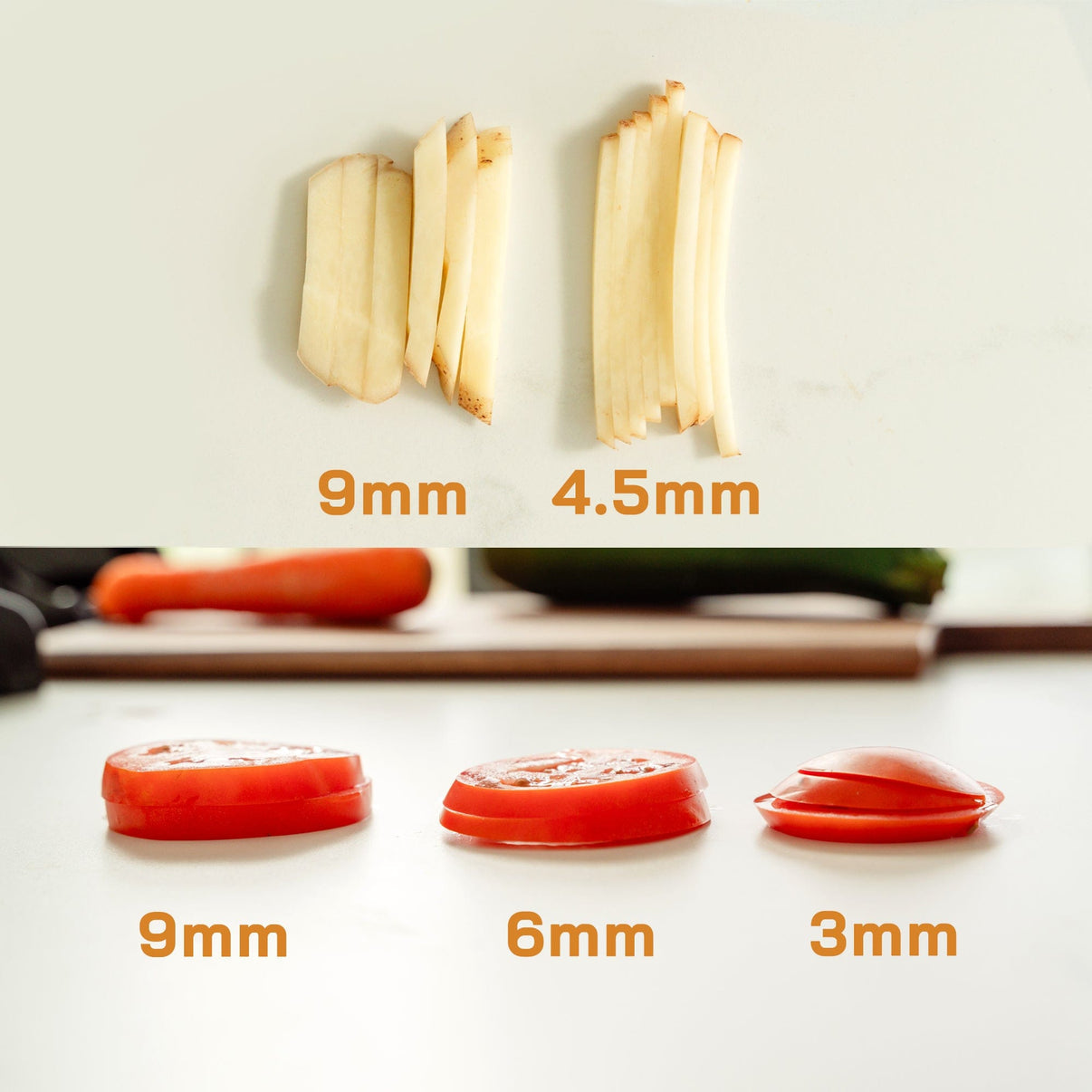 3 In 1 Mandolin Slicer Stainless Steel Blade Bowl Fit V915-KU0233