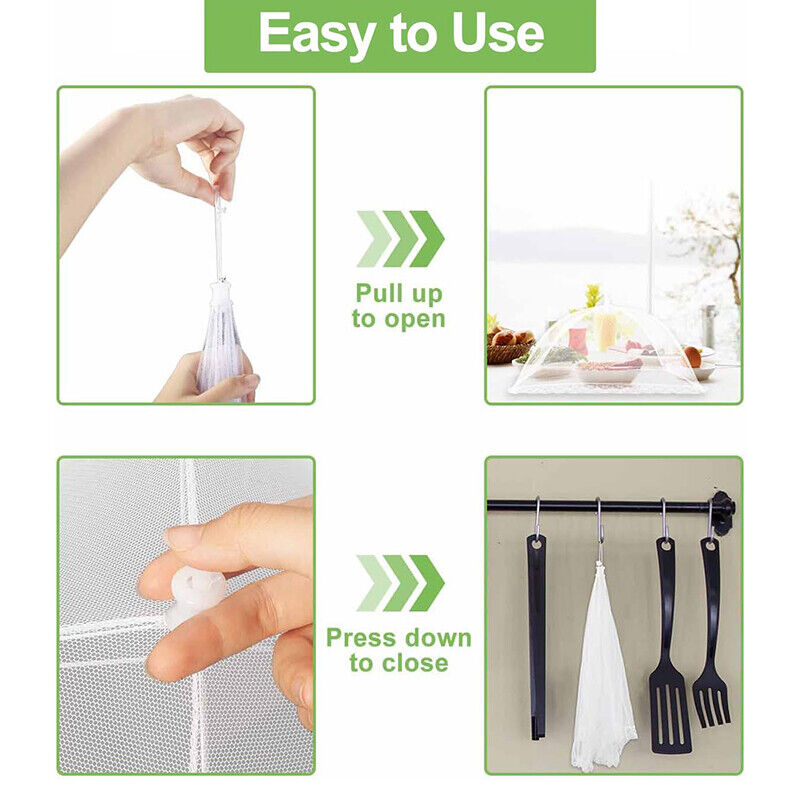 33cm Square Pop-up Mesh Food Cover V915-KU0236